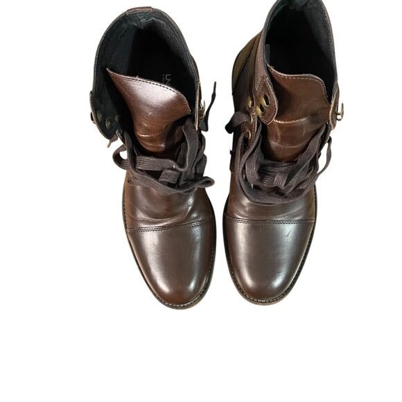 Kenneth Cole Unlisted Mens 8M Fall Leather Boots Formal Classic Business Casual - Picture 3 of 9